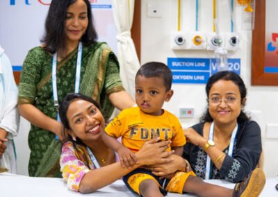 Mission Smile comprehensive cleft care team at HP Ghosh Hospital Kolkata