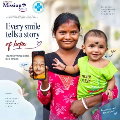 Cleft treatment journey at Mission Smile Krishnanagar Cleft Care Center